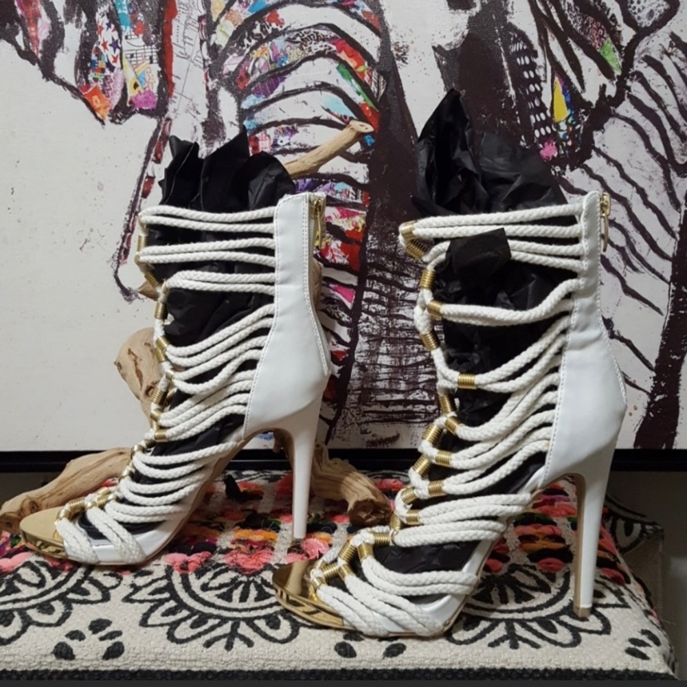 Wild Rose Rope heels - Picture 4 of 7